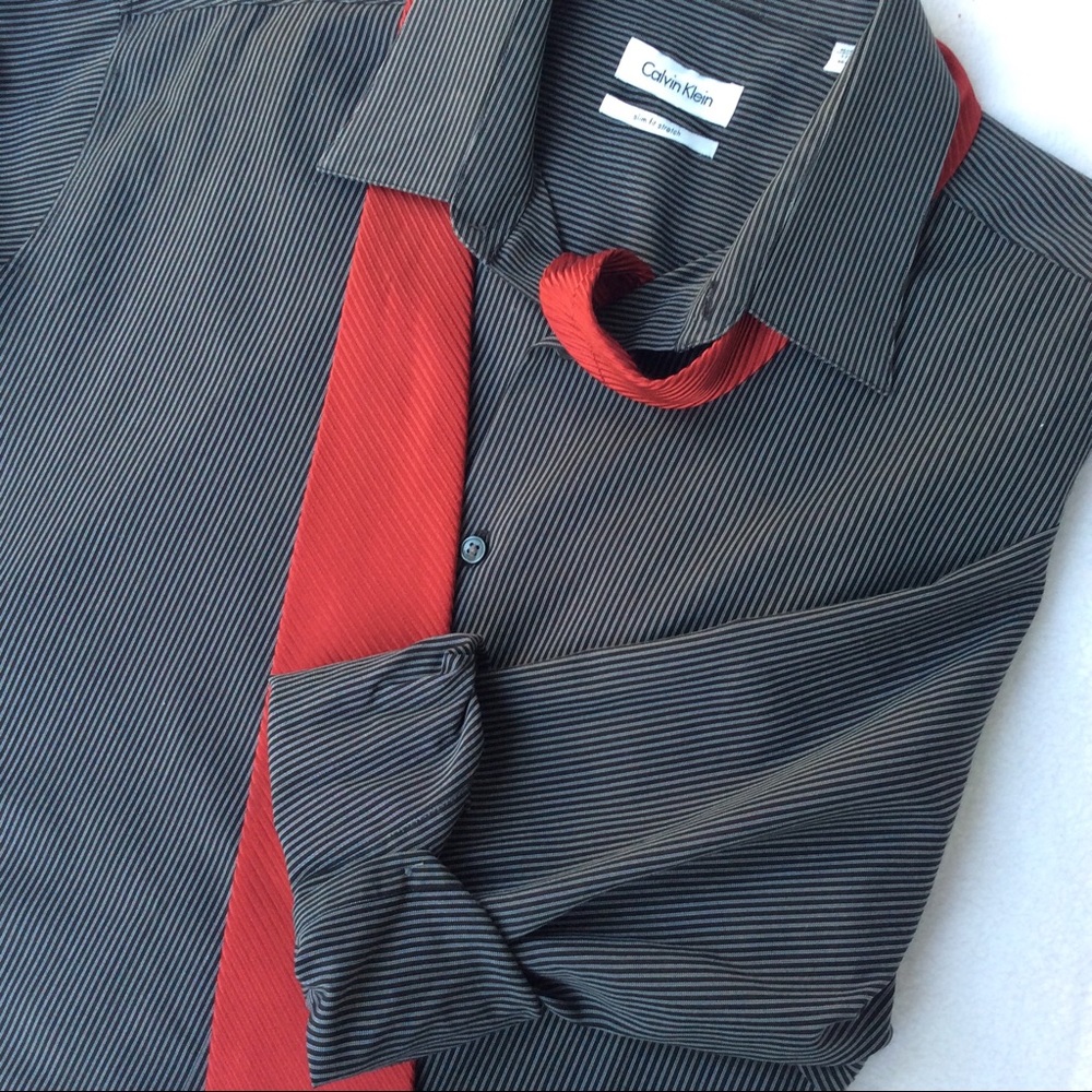 C.Klein Men’s Slim Fit Dress Shirt, 17-1/2”, 36/37